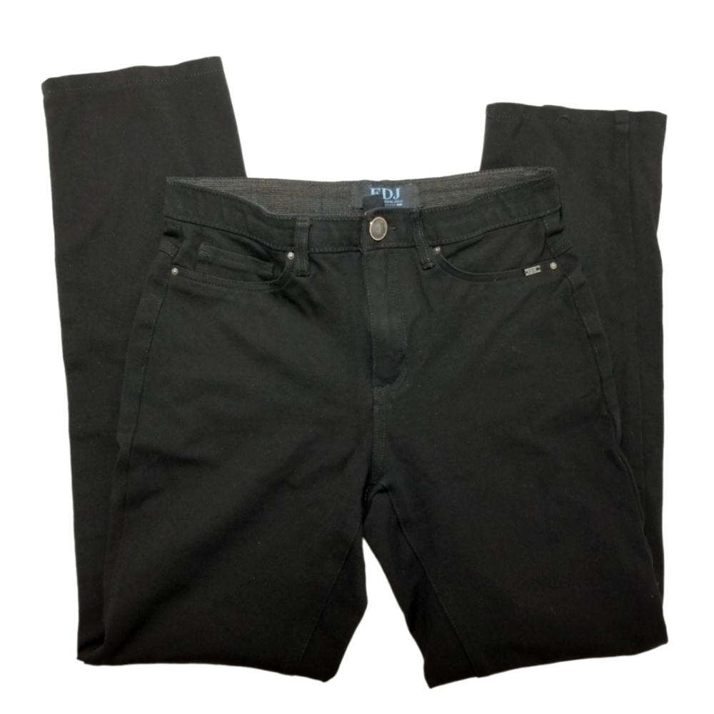 Fdj Olivia slim leg Rayon/nylon blend pants  with stretch